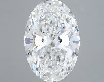 Hot Selling 6.09 CT Oval Shape D Color VS1 Clarity Moissanite Diamond For Birthday Ring