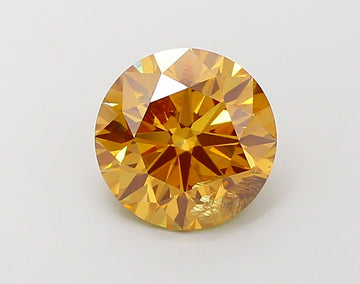 Luxurious 2.02 CT Round Shape Fancy Vivid Yellow Color SI2 Clarity Moissanite Diamond For Surprise Ring