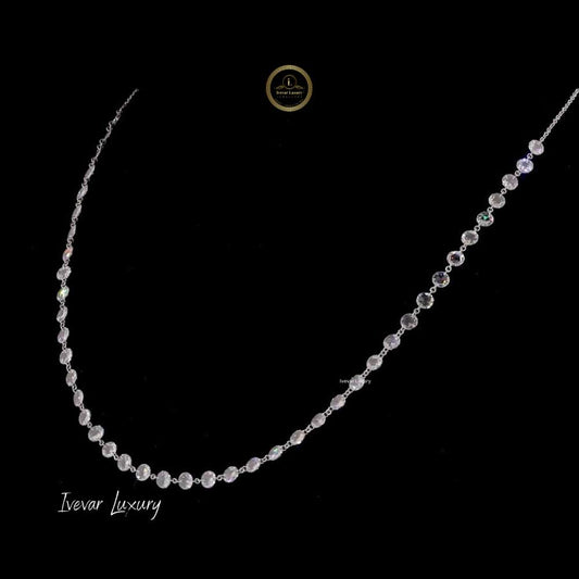 Ethical Rose Cut Natural Diamond Infinity Necklace Meaningful Jewelry Ivevar