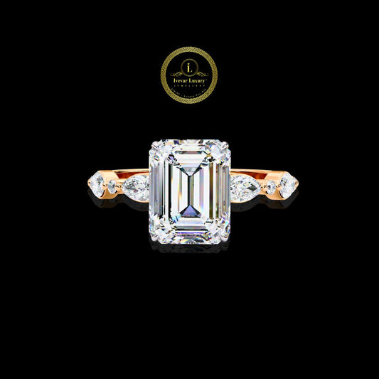 Minimalist Mirage Thin Band Lab Grown Diamond Ring Contemporary Chic