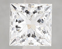 Top Quality 1.55 Carat Princess Cut Moissanite Diamond E Color VVS2 Clarity Excellent Cut for Premium Ring Designs