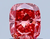 Bright 0.86 CT Cushion Shape Fancy Vivid Pink Color VVS1 Clarity Moissanite Diamond For True Grace