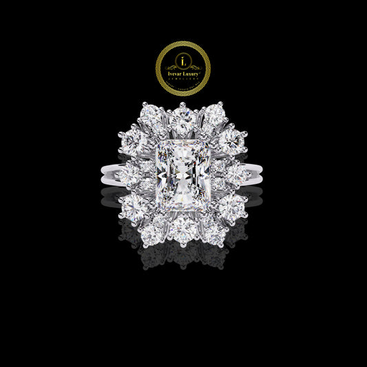 Style Meets Sparkle Ivevar’s Chicest Moissanite Diamond Rings for the Fashion