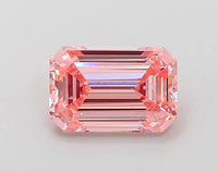 Bright Of 1.71 CT Emerald Shape Fancy Vivid Pink Color VS2 Clarity Moissanite Diamond For That Touch