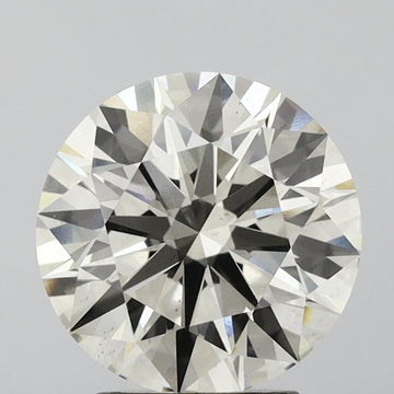 Perfect 3.11 CT Round Shape K Color VS2 Clarity Lab grown Diamond For Wedding Ring