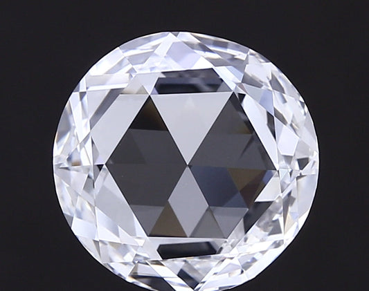 Classy Rose Cut Moissanite Diamond 3.04 Carat E Color VVS2 Clarity for Making Luxury Jewelry Makings