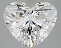 Brilliant Of 3.02 CT Heart Shape D Color VS1 Clarity Lab Grown Diamond For Calm Eyes