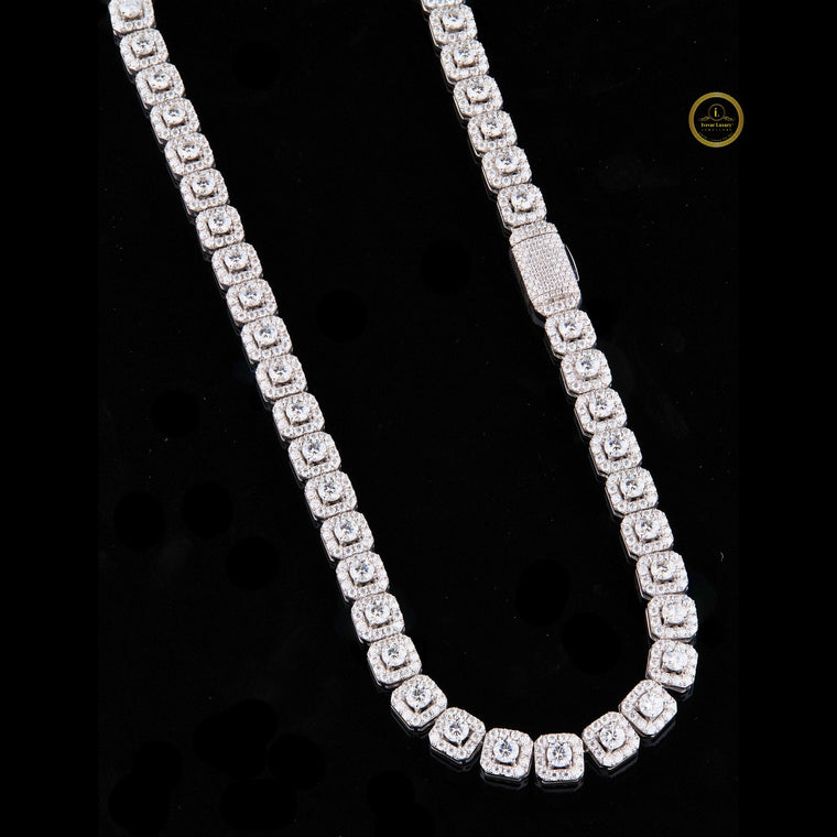 Crafted to Stun Moissanite Iced-Out Tennis Chain for Ultimate Drip - view 2