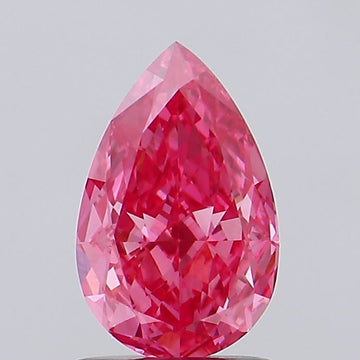 Premium 1.52 CT Pear Shape Fancy Vivid Pink Color VS1 Clarity Lab grown Diamond For Wedding Ring