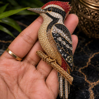 Colorful Bird Brooch Toucan, Woodpecker, Kingfisher & Phoenix Crystal Brooches