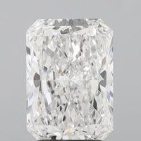 Trendy 3.01 CT Radiant Shape E Color VS1 Clarity Lab Grown Diamond For Shared Quiet