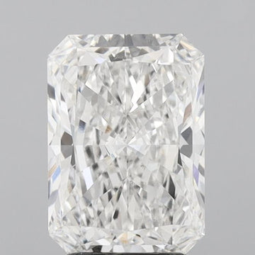Trendy 3.01 CT Radiant Shape E Color VS1 Clarity Lab Grown Diamond For Shared Quiet