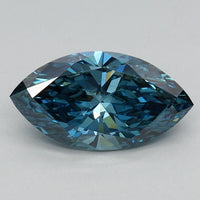 Trendy Of 0.78 CT Marquise Shape Fancy Vivid Blue Color VS1 Clarity Lab Grown Diamond For Calm Eyes