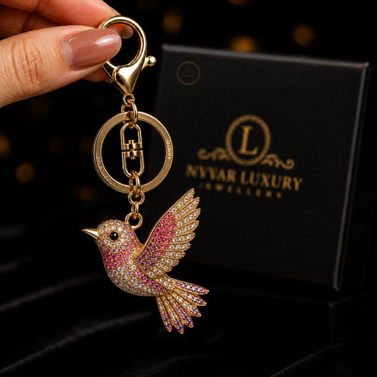 Crystal Animal Keychain Butterfly, Bird & Owl Bag Charms