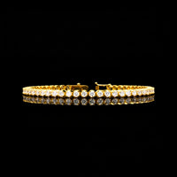 5.2 TCW Minimalist to Maximalist Trendy Lab Grown Diamond Aurora Luxe Tennis Bracelet By Ivevar