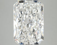 Stunning 6.27 CT Radiant Shape E Color SI1 Clarity Lab grown Diamond For Light Remains