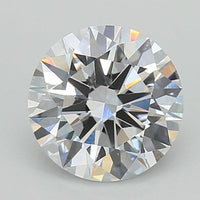Trendy 2.01 CT Round Shape D Color VS2 Clarity Moissanite Diamond For Anniversary Ring