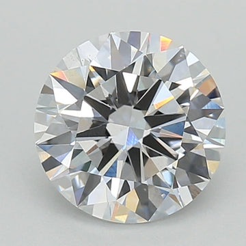 Trendy 2.01 CT Round Shape D Color VS2 Clarity Moissanite Diamond For Anniversary Ring