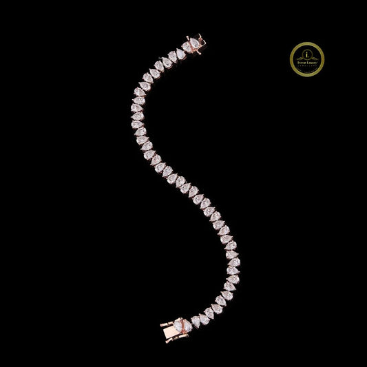 Pear Shape Cut Tennis Bracelet - view 2