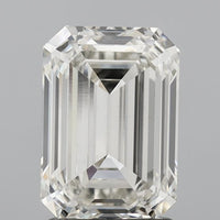 Trendy 2.07 CT Emerald Shape H Color VS1 Clarity Lab grown Diamond For Anniversary Ring