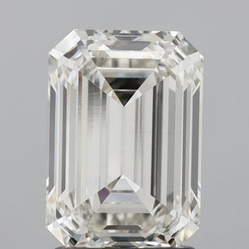 Trendy 2.07 CT Emerald Shape H Color VS1 Clarity Lab grown Diamond For Anniversary Ring