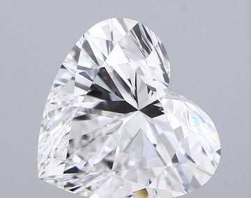 Brilliant Of 6.03 CT Heart Shape D Color VS1 Clarity Lab Grown Diamond For Cocktail Shine