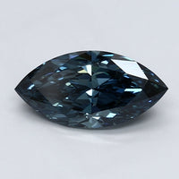 Brilliant Of 1.95 CT Marquise Shape Fancy Vivid Blue Color VS2 Clarity Lab Grown Diamond For Quiet Spark