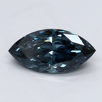 Brilliant Of 1.95 CT Marquise Shape Fancy Vivid Blue Color VS2 Clarity Lab Grown Diamond For Quiet Spark