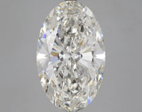 Trendy 6.21 CT Oval Shape H Color SI2 Clarity Lab grown Diamond For Anniversary Ring