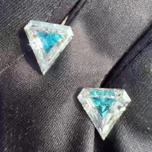 6.13 CT Trillion Cut Lab Created Diamond Sustainable Luxury Diamond By Ivevar
