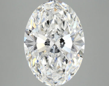 Dazzling 5.02 CT Oval Shape D Color VS1 Clarity Lab Grown Diamond For Wedding Ring