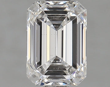 Luxury Grade 1.02 Carat Emerald Cut Moissanite Diamond D Color VS2 Clarity Excellent Cut for Statement Jewelry