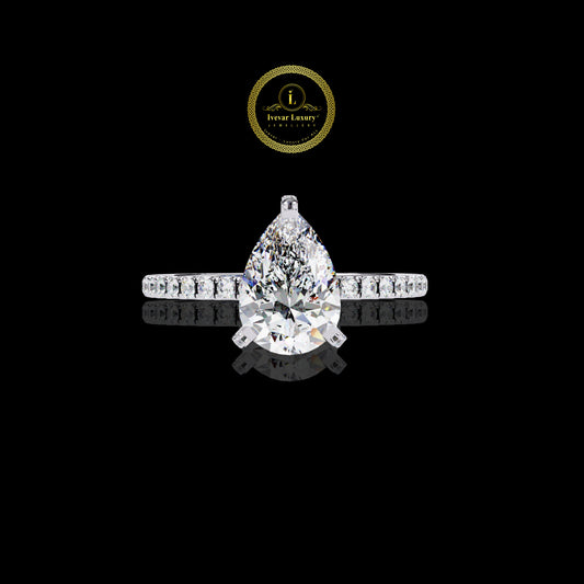 Ring for Forever Ivevar Exquisite Vintage Lab Grown Diamond Jewelry