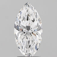 Brilliant 2.02 CT Marquise Shape D Color VVS2 Clarity Lab grown Diamond For Calm Eyes