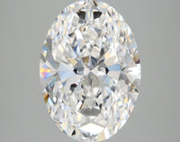 Brilliant 5.02 CT Oval Shape D Color VVS2 Clarity Lab grown Diamond For Calm Eyes