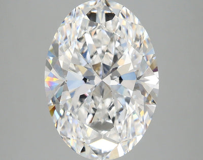 5.02 Ct Oval Cut Lab Grown Diamond - D Color, VVS2 Clarity