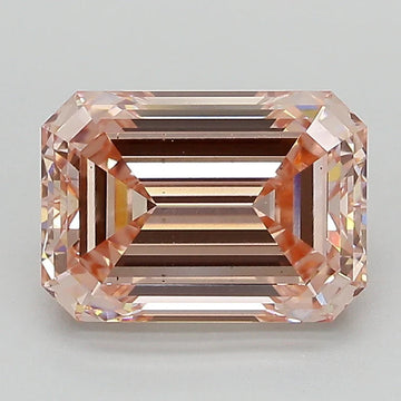 Stylish Of 2.76 CT Emerald Shape Fancy Intense Pink Color VS2 Clarity Moissanite Diamond For The Still
