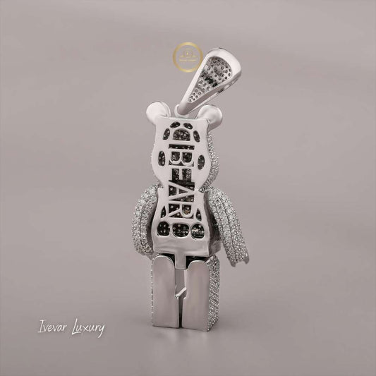 Custom Made Lab Grown Diamond Pendant Necklace by Ivevar