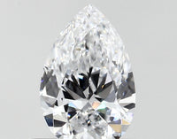 Minimalist 0.39 CT Pear Shape D Color SI1 Clarity Lab Grown Diamond For the This Moment