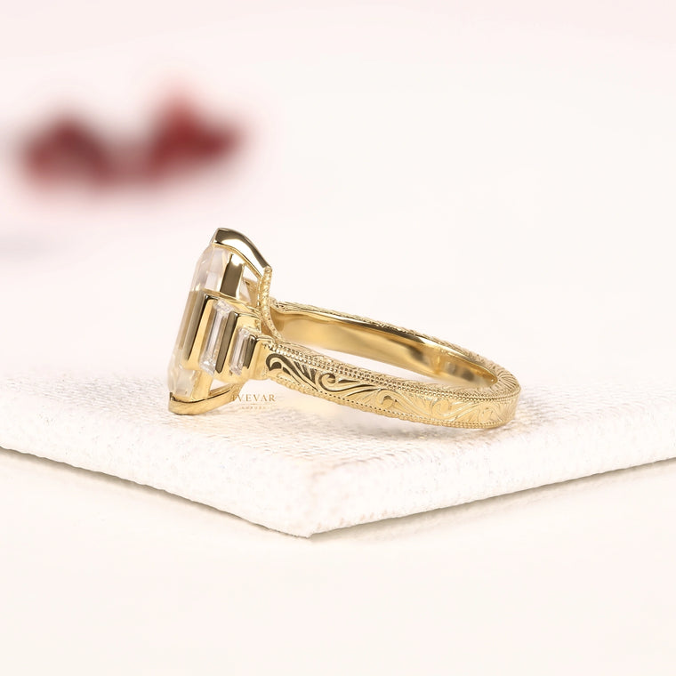 Marquise Cut Five Stone Ring - view 2