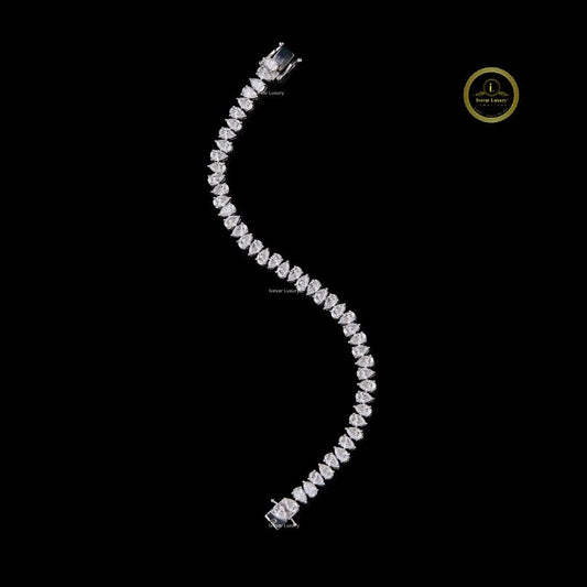 Pear Shape Tennis Bracelet - view 2