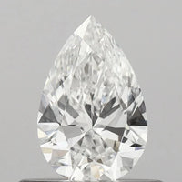 Brilliant 0.45 CT Pear Shape E Color VS1 Clarity Moissanite Diamond For True North