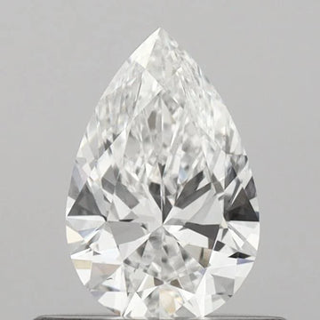 Brilliant 0.45 CT Pear Shape E Color VS1 Clarity Moissanite Diamond For True North