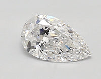 Sustainable 0.78 CT Pear Shape D Color SI1 Clarity Lab Grown Diamond For the Clear Path