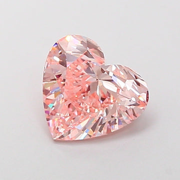 High Quality 3.03 CT Heart Shape Fancy Intense Pink Color VVS2 Clarity Moissanite Diamond For Gift Ring