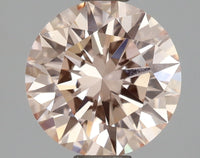 High Quality 2.00 CT Round Shape Fancy Vivid Pink Color VS2 Clarity Moissanite Diamond For Gift Ring