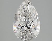 Custom Luxury 1.59 CT Pear Shape F Color VS2 Clarity Lab Grown Diamond For Bright Side