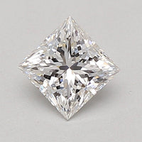 Top Quality 0.82 CT Princess Shape E Color VVS2 Clarity Lab Grown Diamond For Blue Silence