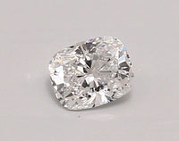 Bright 0.41 CT Cushion Shape D Color VVS2 Clarity Lab grown Diamond For Engagement Ring