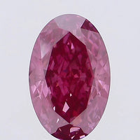 Premium 4.07 CT Oval Shape Fancy Vivid Pink Color VS1 Clarity Moissanite Diamond For Custom Ring